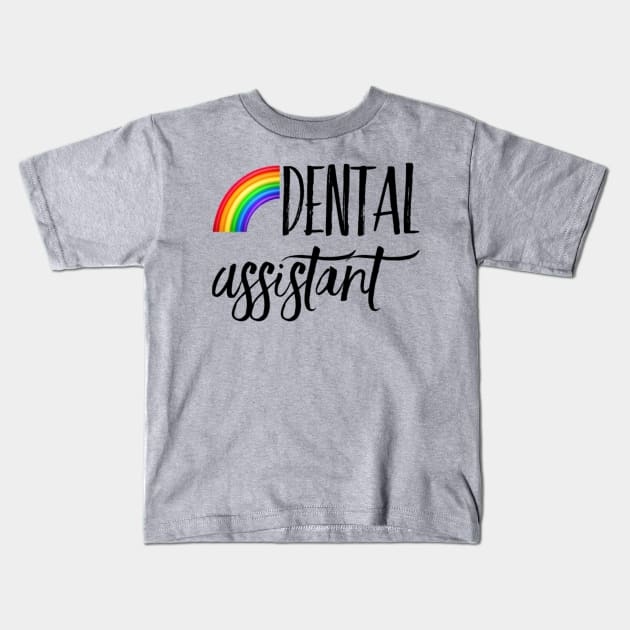 dental assistant Kids T-Shirt by Mr.Dentaltees